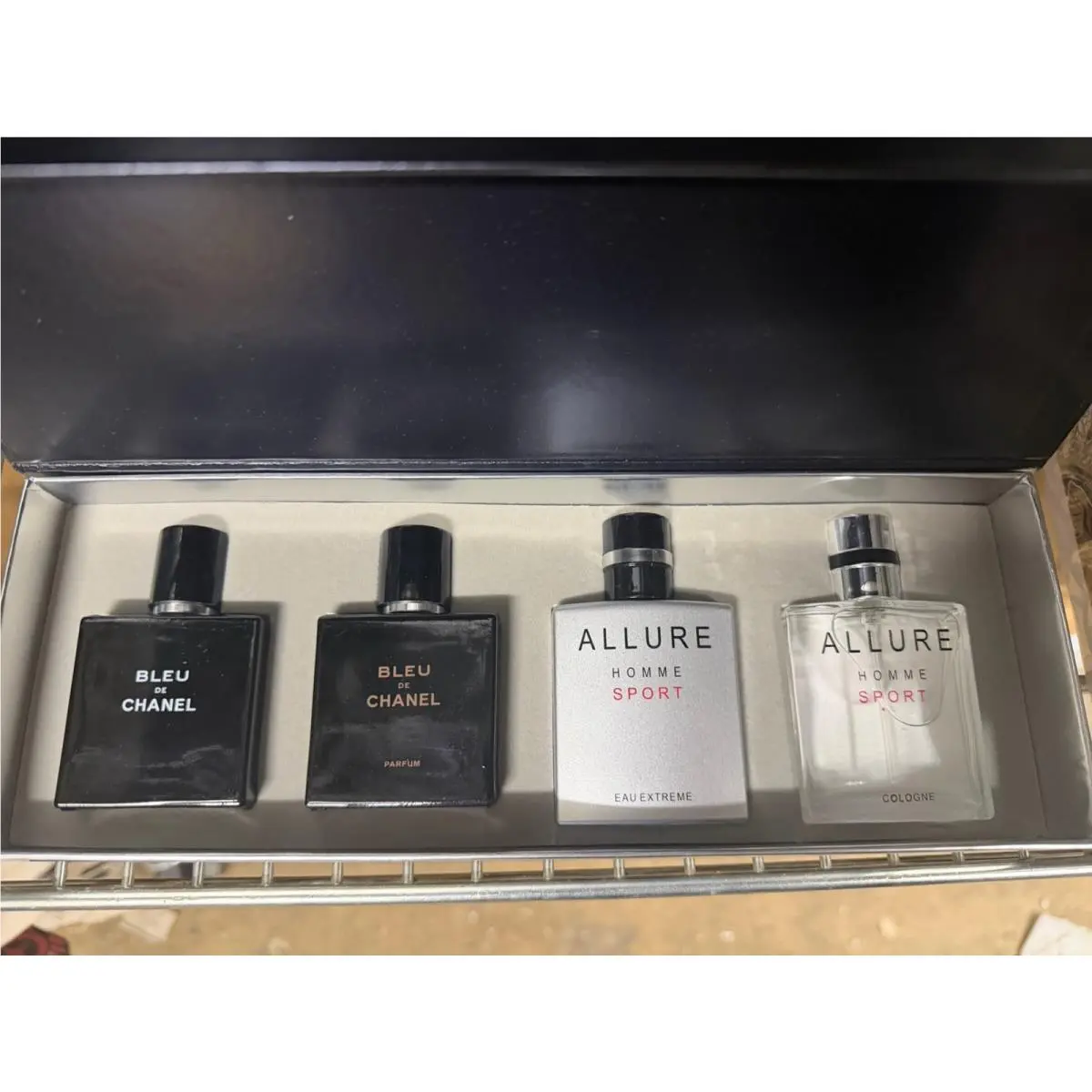 Chanel Bleu de Chanel Parfum 4x30ml Men’s Gift Set