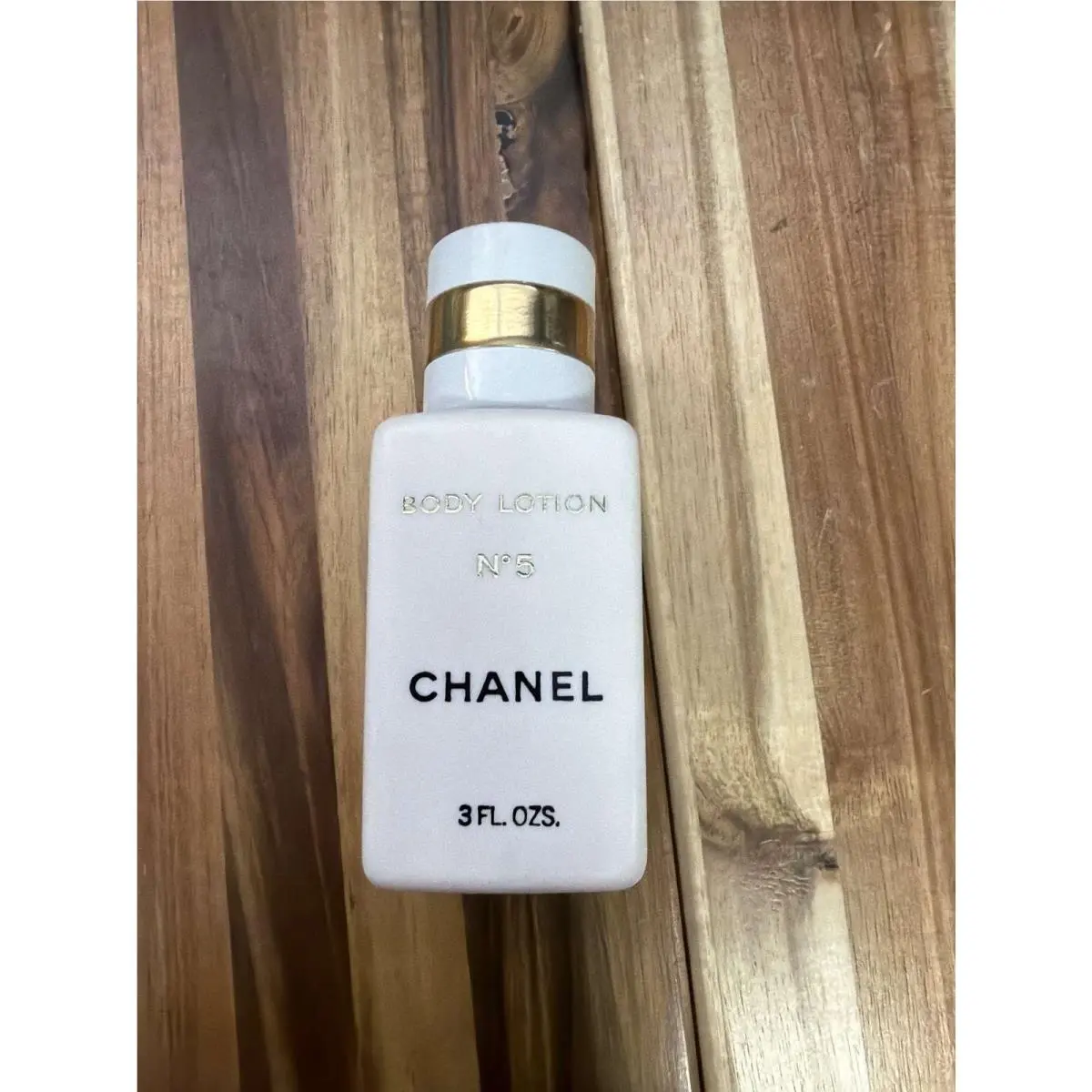 Vintage 1980s  No 5 Body Lotion 3 fl oz Bottle by Chanel
