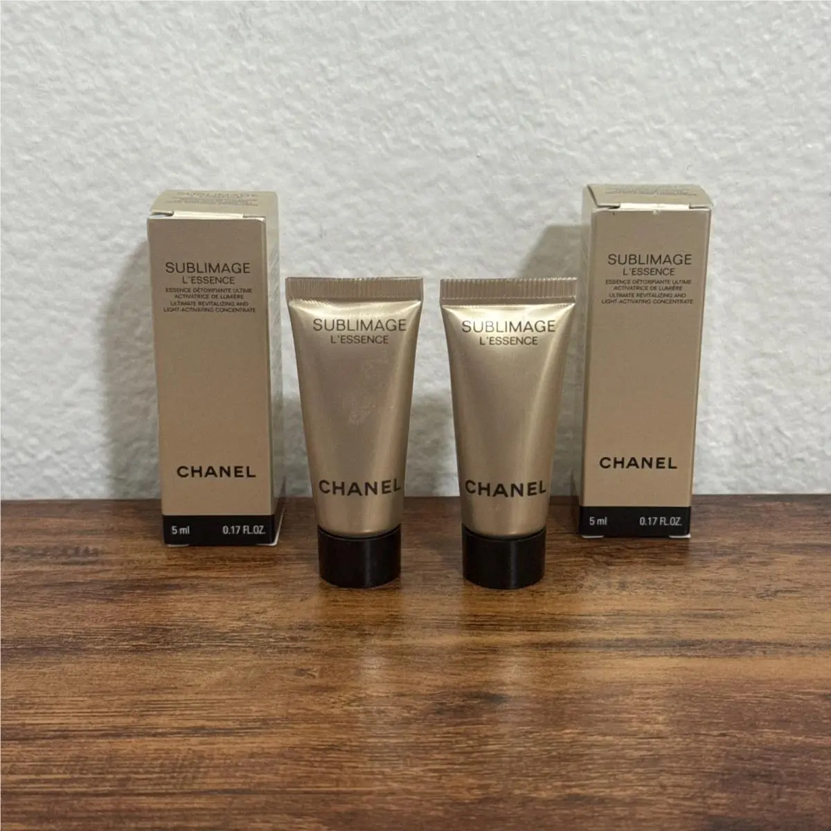 2 x Chanel Sublimage L’essence Fondamentale Concentrate 5ml / 0.17oz Each