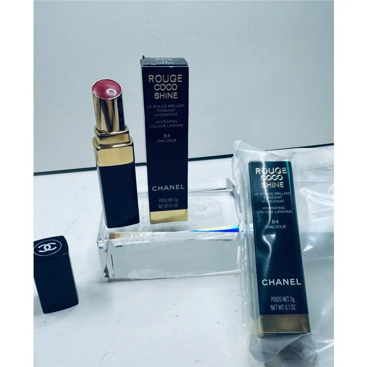 84 Diagloque by Chanel Rouge Coco Shine Full S x 100 % Aut