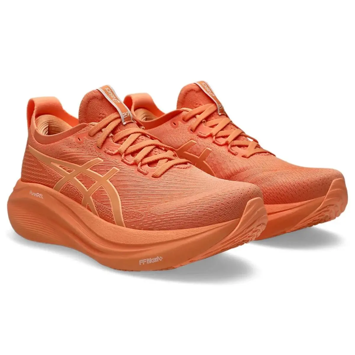 Asics Gel-nimbus 27 Lite-show 1012B817-800 Womens 9 Orange Running Shoes HAM821