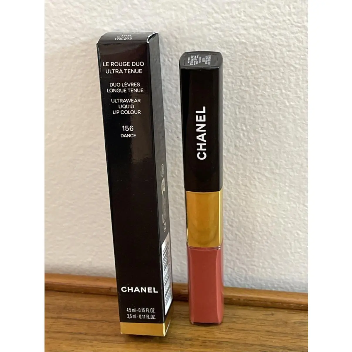 Chanel LE Rouge Duo Ultra Tenue Ultra Wear Liquid Lip Color 156 Dance