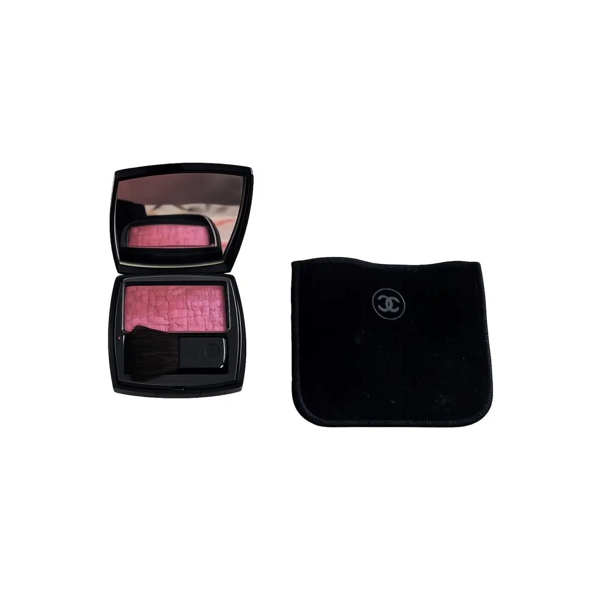 Les Tissages De  Blush Duo Effect Tweed 130 - Tweed Evanescent by Chanel
