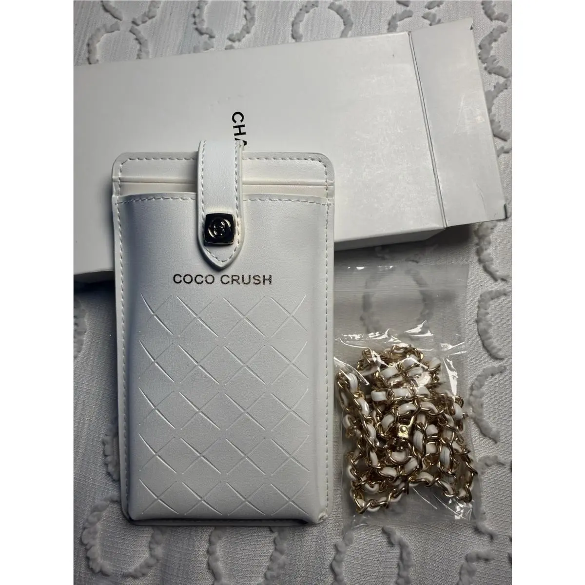 Coco Crush Gwp Smart Phone Card Holder ON Chain Limited by Chanel