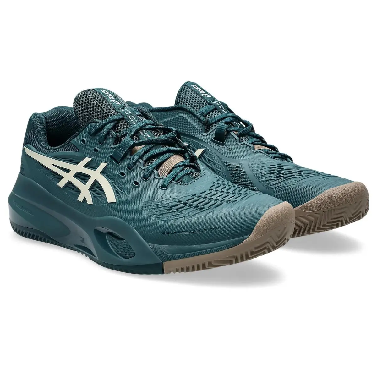 Asics Gel-resolution X Clay 1041A485-300 Men`s 12 D Green Tennis Shoes ZOGG2809