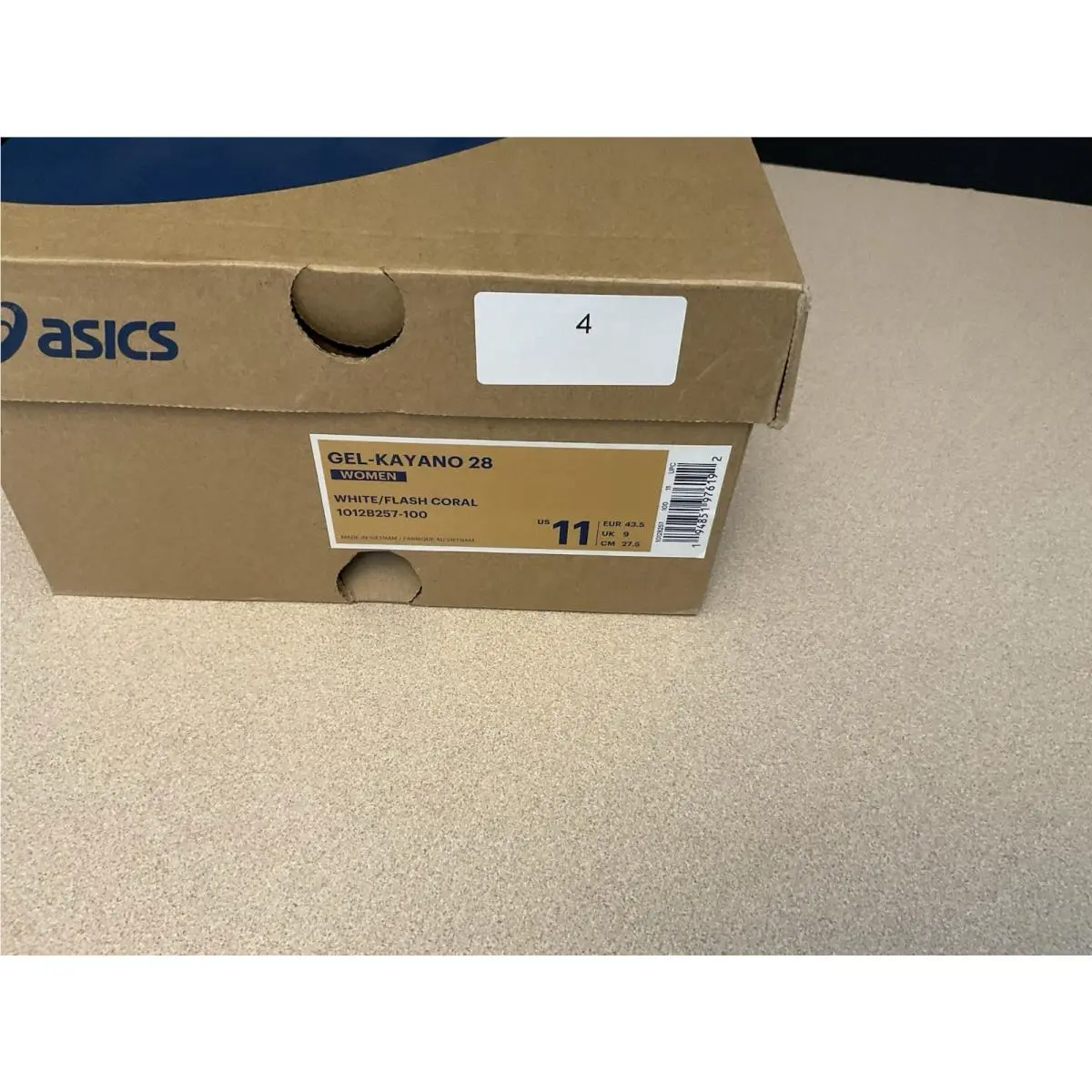 Asics shoes - ASICS GEL-Kayano - 1012B257-100 - White/Flash Coral 1