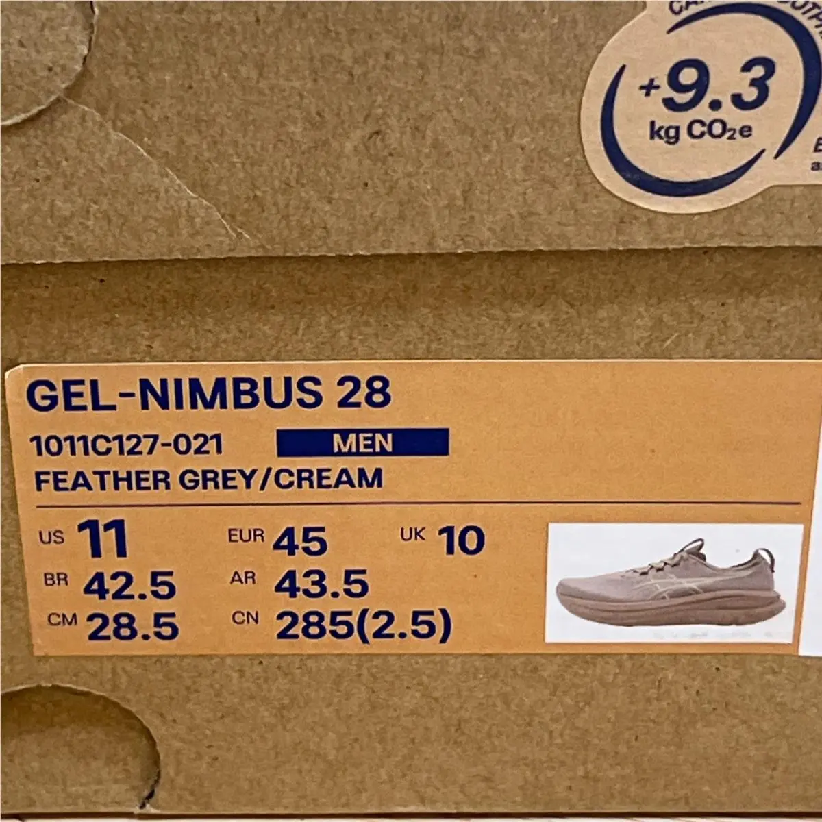 Asics shoes - ASICS GEL-Nimbus - 1011-1270021 - Beige 6