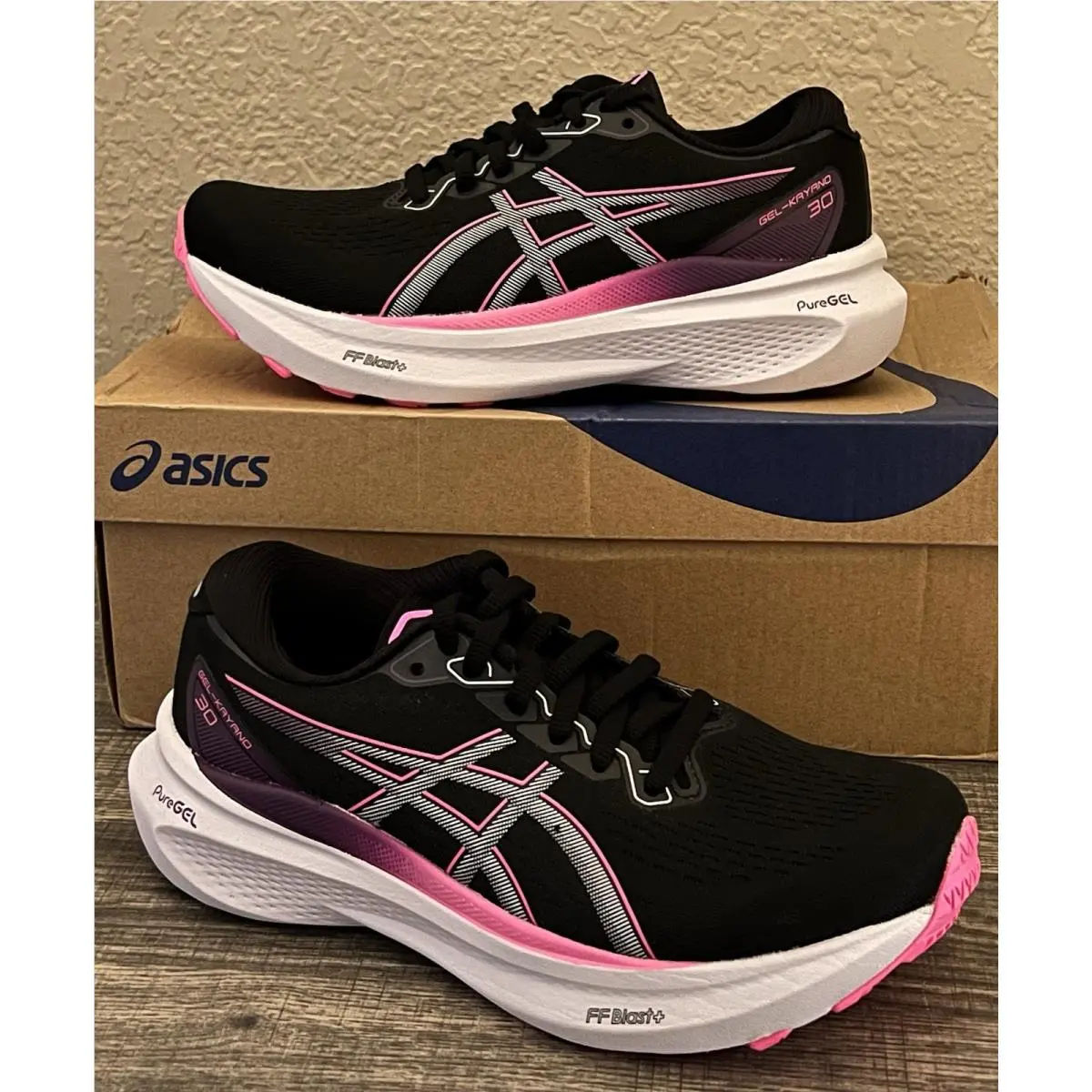 Asics Gel-kayano 30 Women’s Black Pink Color Shoes Size-5