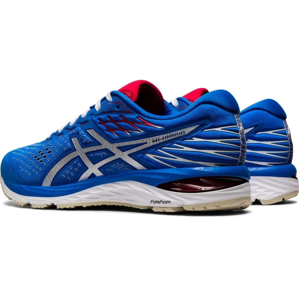 Size 12 - Asics Men`s Gel-cumulus 21 Running Shoes Electric Blue/white