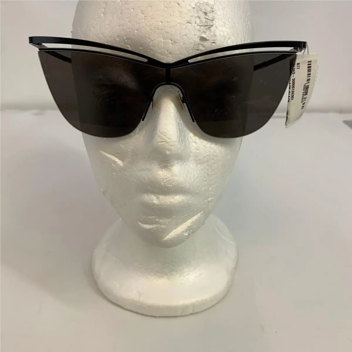 Saint Laurent SL249 Cat Eye Sunglasses Black Semi Rimless Sunglasses with Case
