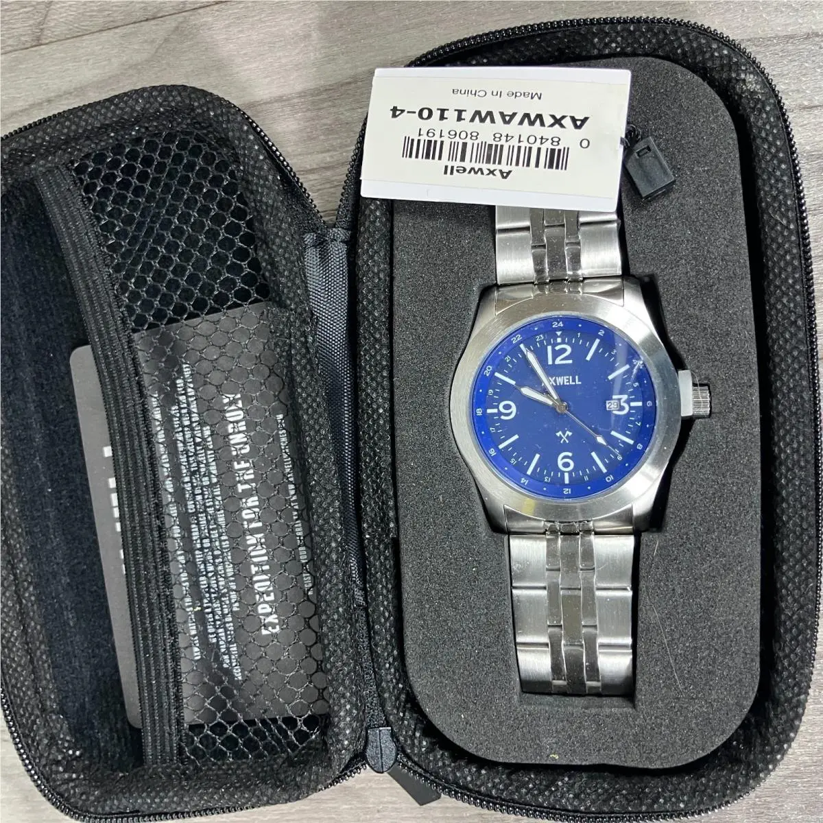 Marauder 43mm Japanese Quartz Wristwatch AXWAW110-4 by Axwell