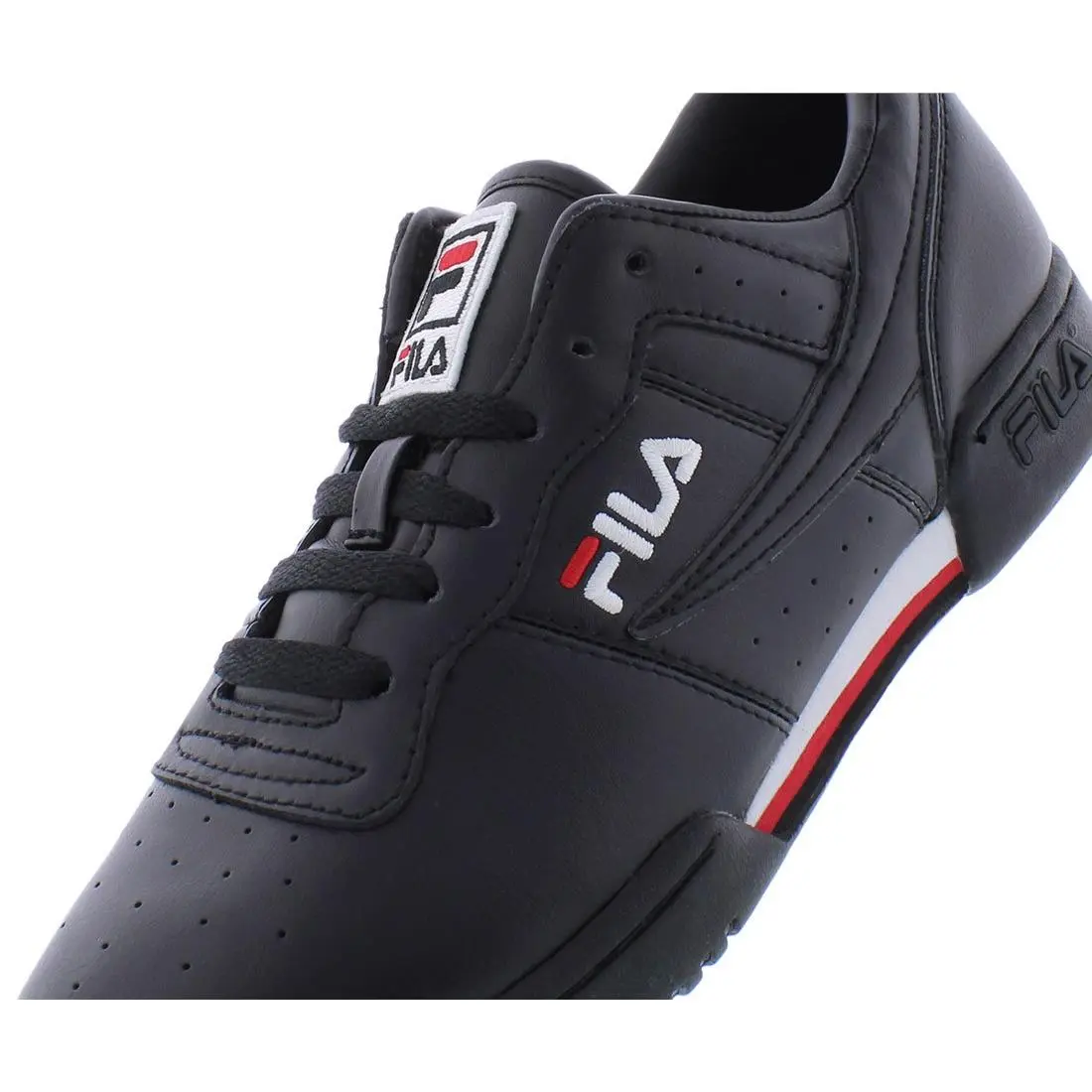 Fila shoes - Black/White/Red, Main: Black (UPC: 691115515833) 1