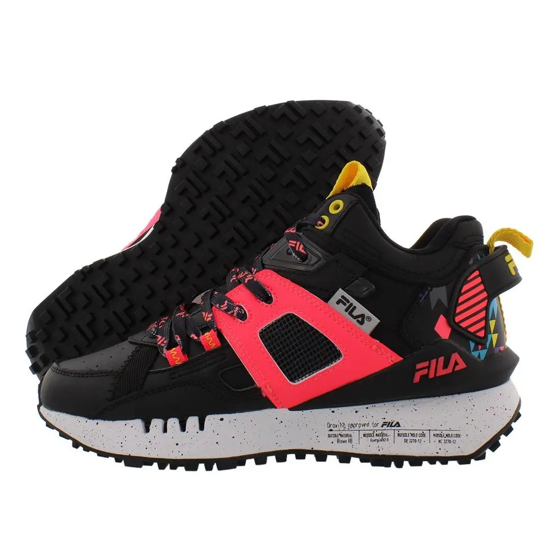 Fila Spectra Womens Shoes Size 6.5 Color: Black/pink