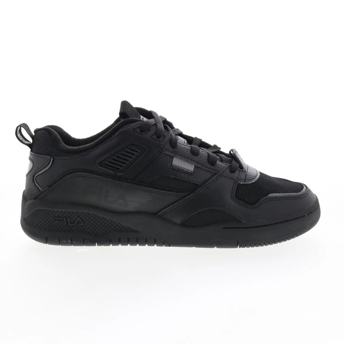 Fila Corda 1TM01797-001 Mens Black Leather Lifestyle Sneakers Shoes 10