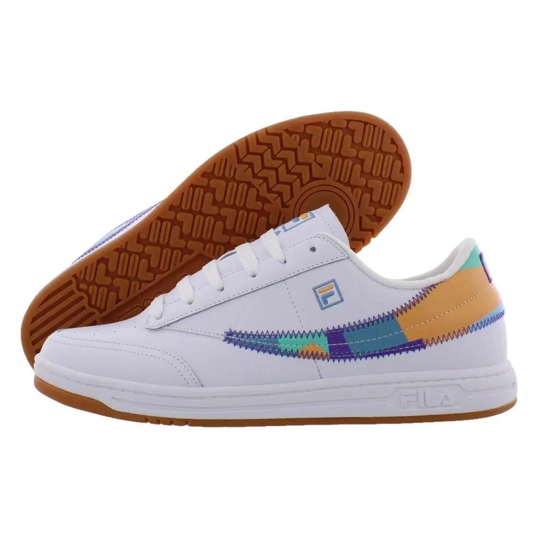 Fila Tennis 88 90S Mens Shoes Size 10.5 Color: White/purple/blue