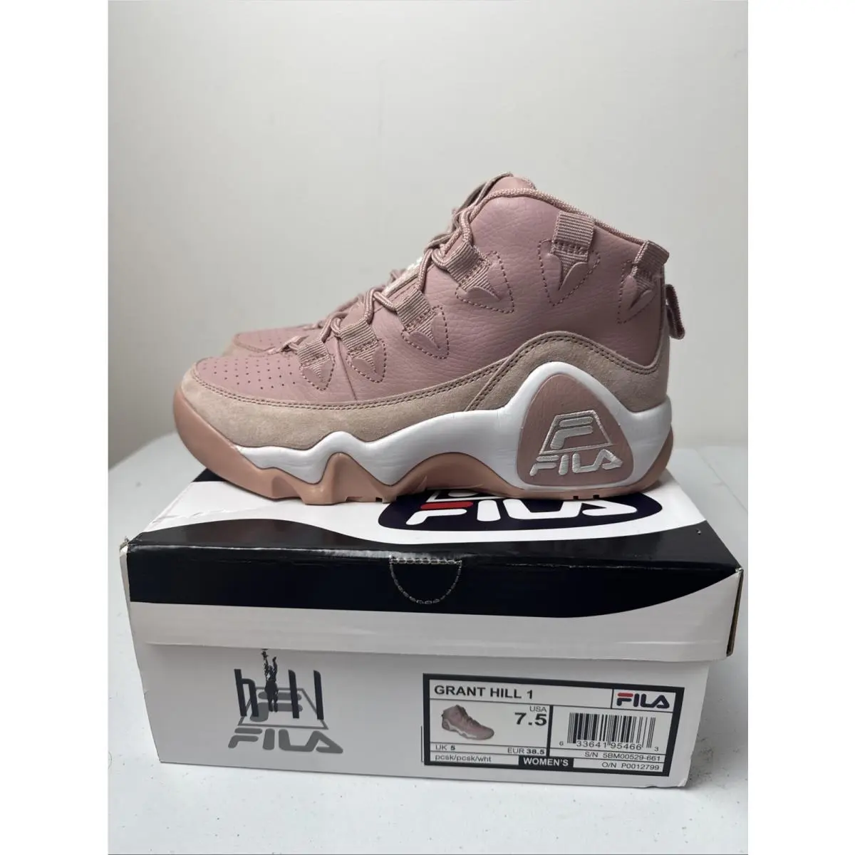Fila shoes - Fila Grant Hill 1 - Grant Hill - 5BM00529661 - Rose, Main: Pink (UPC: 0633641954663) 1