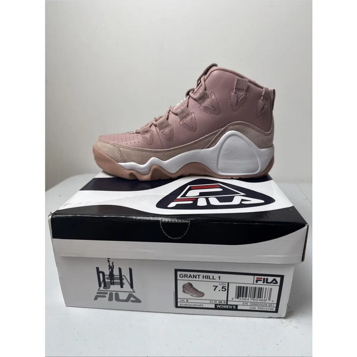 Fila shoes - Fila Grant Hill 1 - Grant Hill - 5BM00529661 - Rose, Main: Pink (UPC: 0633641954663) 2
