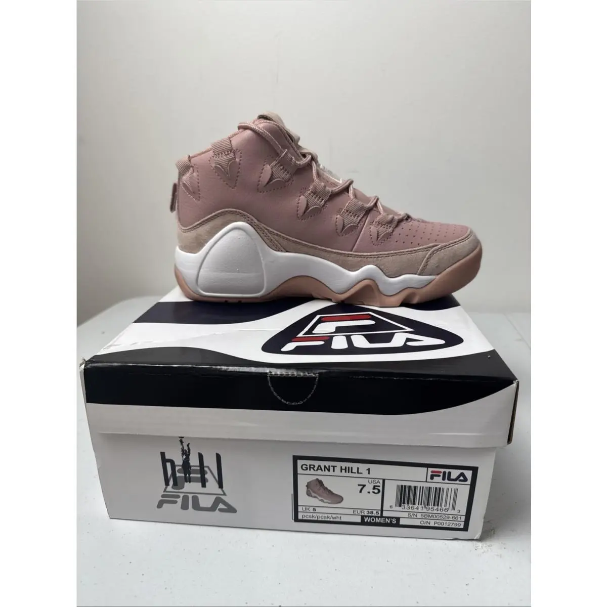 Fila shoes - Fila Grant Hill 1 - Grant Hill - 5BM00529661 - Rose, Main: Pink (UPC: 0633641954663) 3