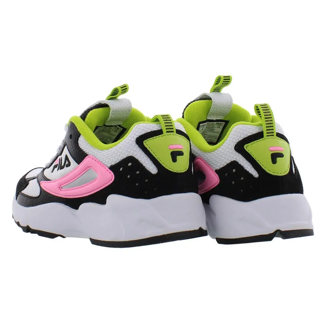 Fila shoes - White/Black/Pink, Full: White/Black/Pink (UPC: 791272296702) 2