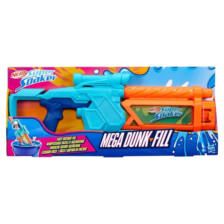 Hasbro Nerf Super Soaker Mega Dunk Fill Water Blaster