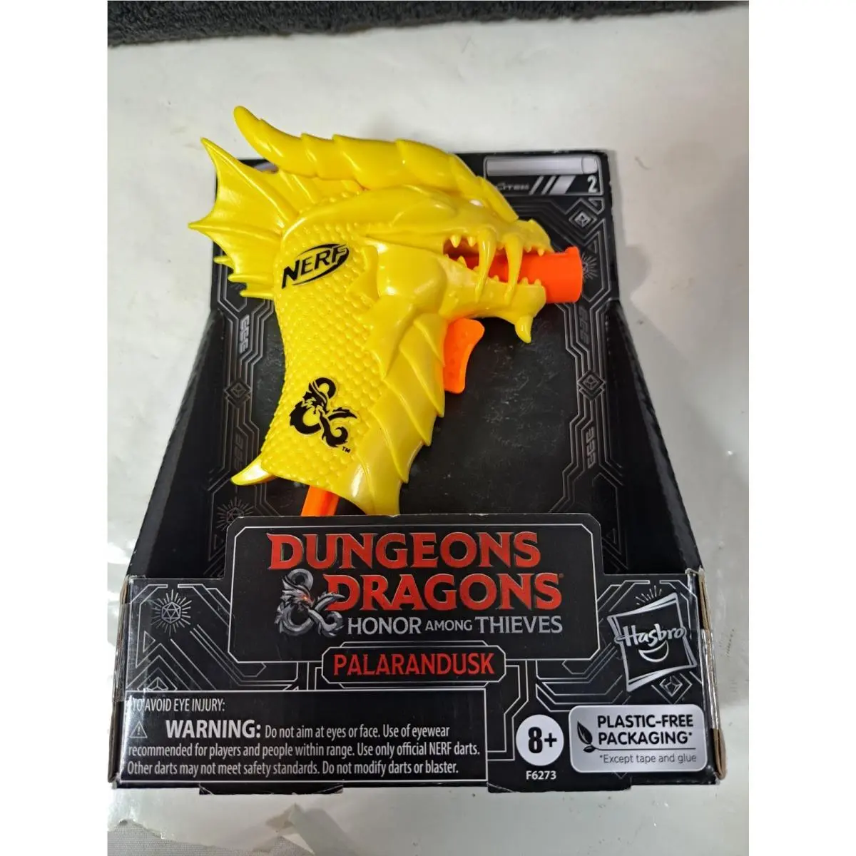 Nerf Microshots Dungeons Dragons Palarandusk Blaster F6273 - Yellow