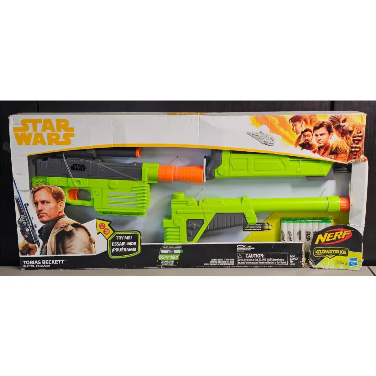 Nerf Glowstrike Star Wars Tobias Beckett Blaster Solo Movie 2017