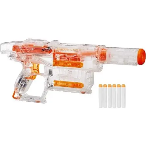 Nib: Nerf N-strike Shadow ICS-6 Modulus Ghost Ops Light UP Nerf Blaster