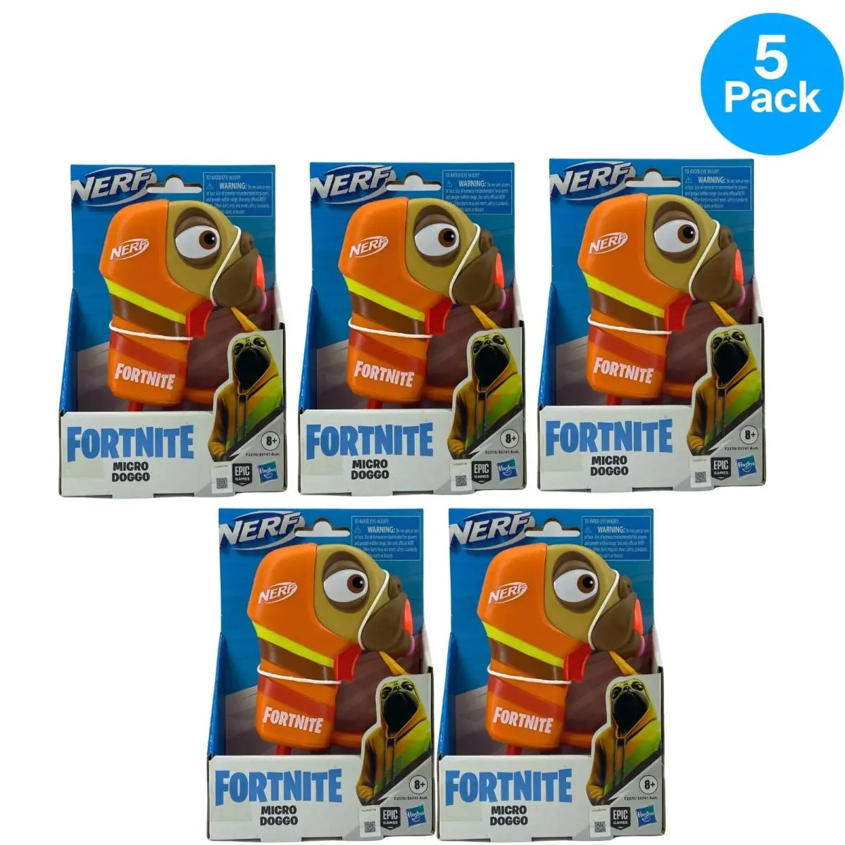 Fortnite Nerf Micro Doggo Blaster 5 Pack