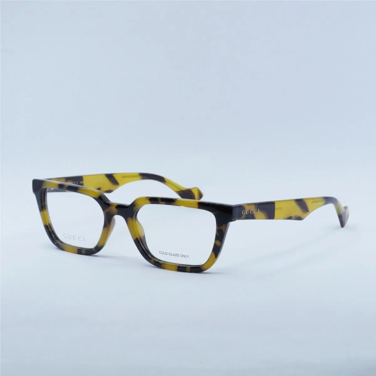 GG1539O 004 Yellow Spotted Havana 54mm Eyeglasses by Gucci