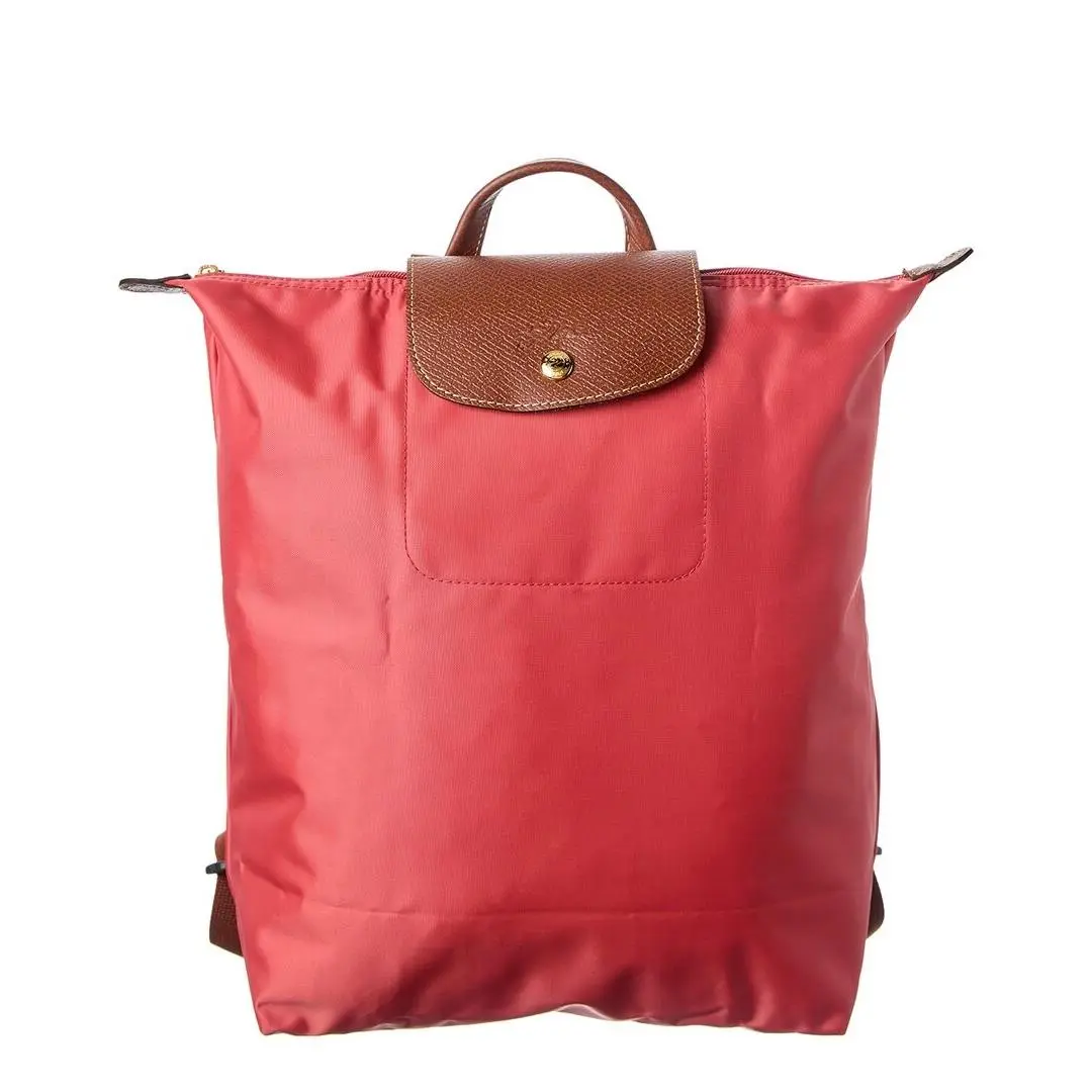 Le Pilage Canvas Backpack Women`s Red by Longchamp