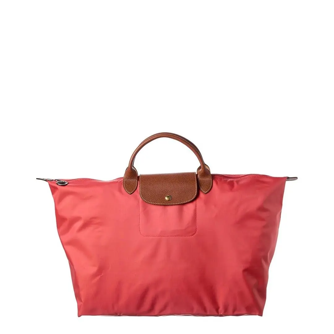 NA Le Pliage Large Canvas Travel Bag Women`s Red by Longchamp