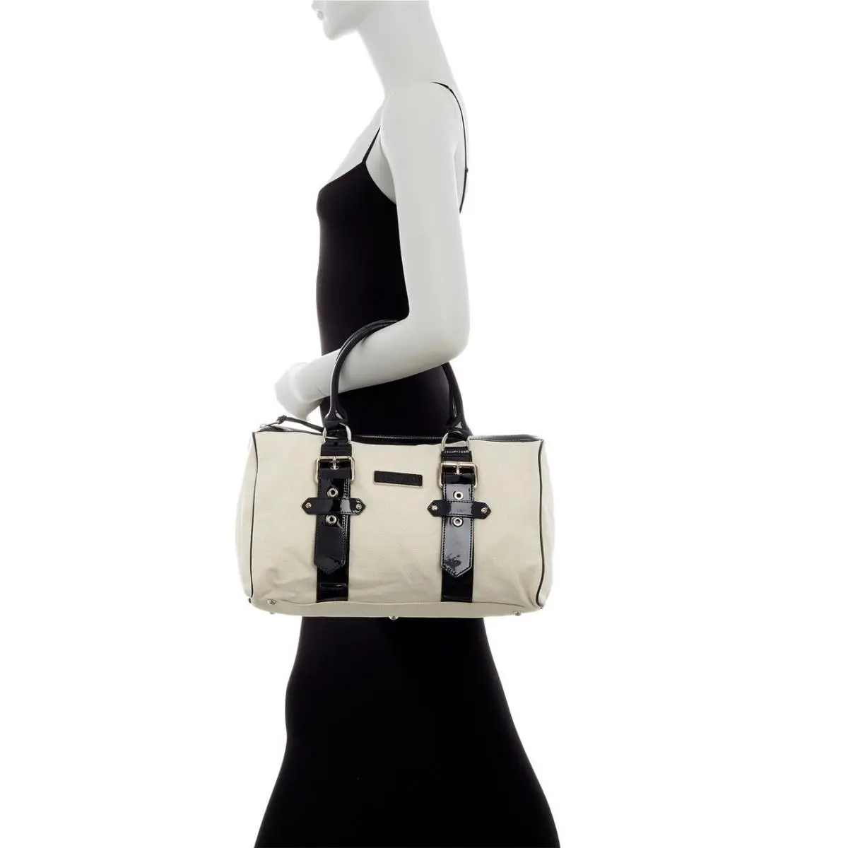 Twill Leather Medium Duffle Tote with Dust Bag by Longchamp
