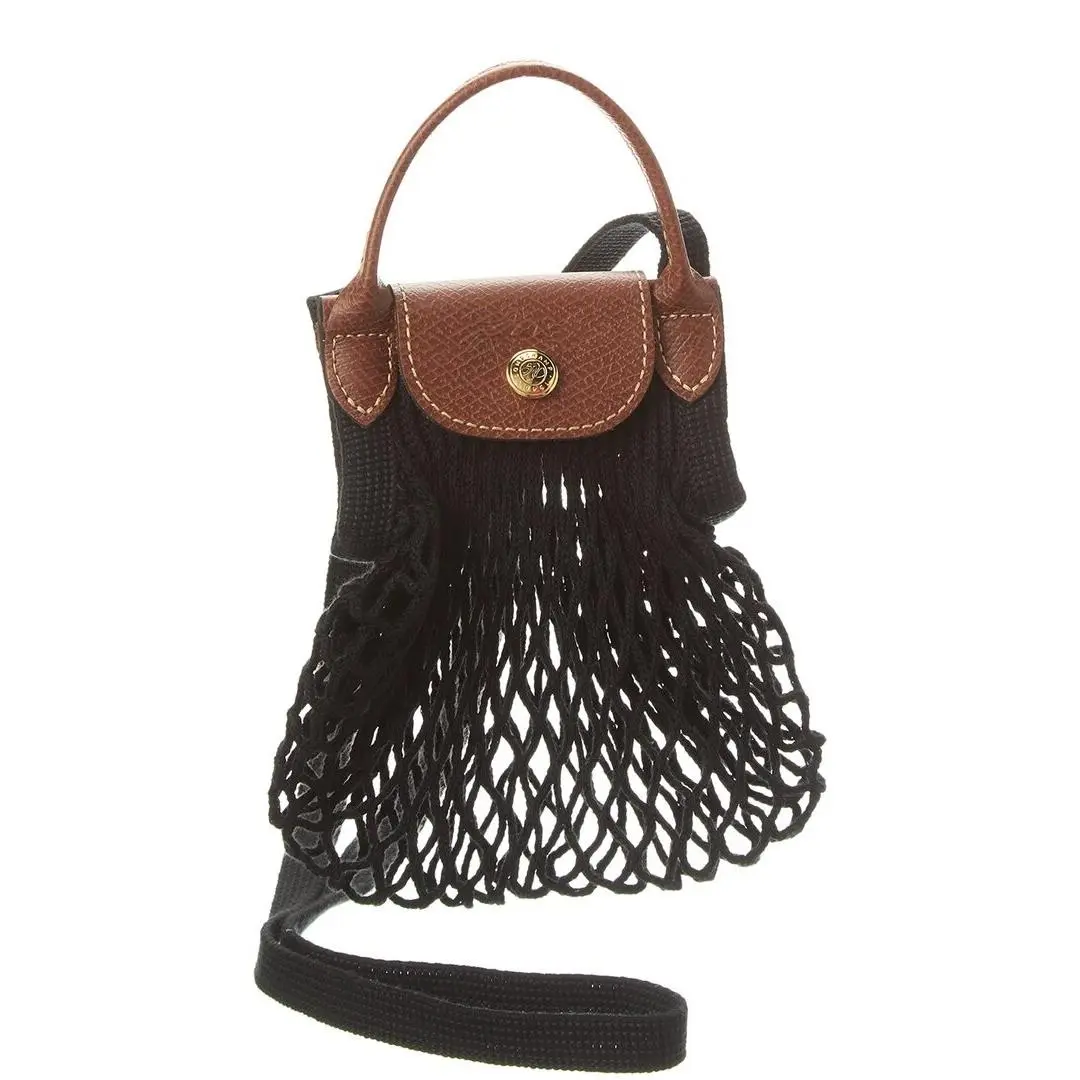 Longchamp Le Pliage Filet Extra Small Mesh Handle Bag with Strap Women`s
