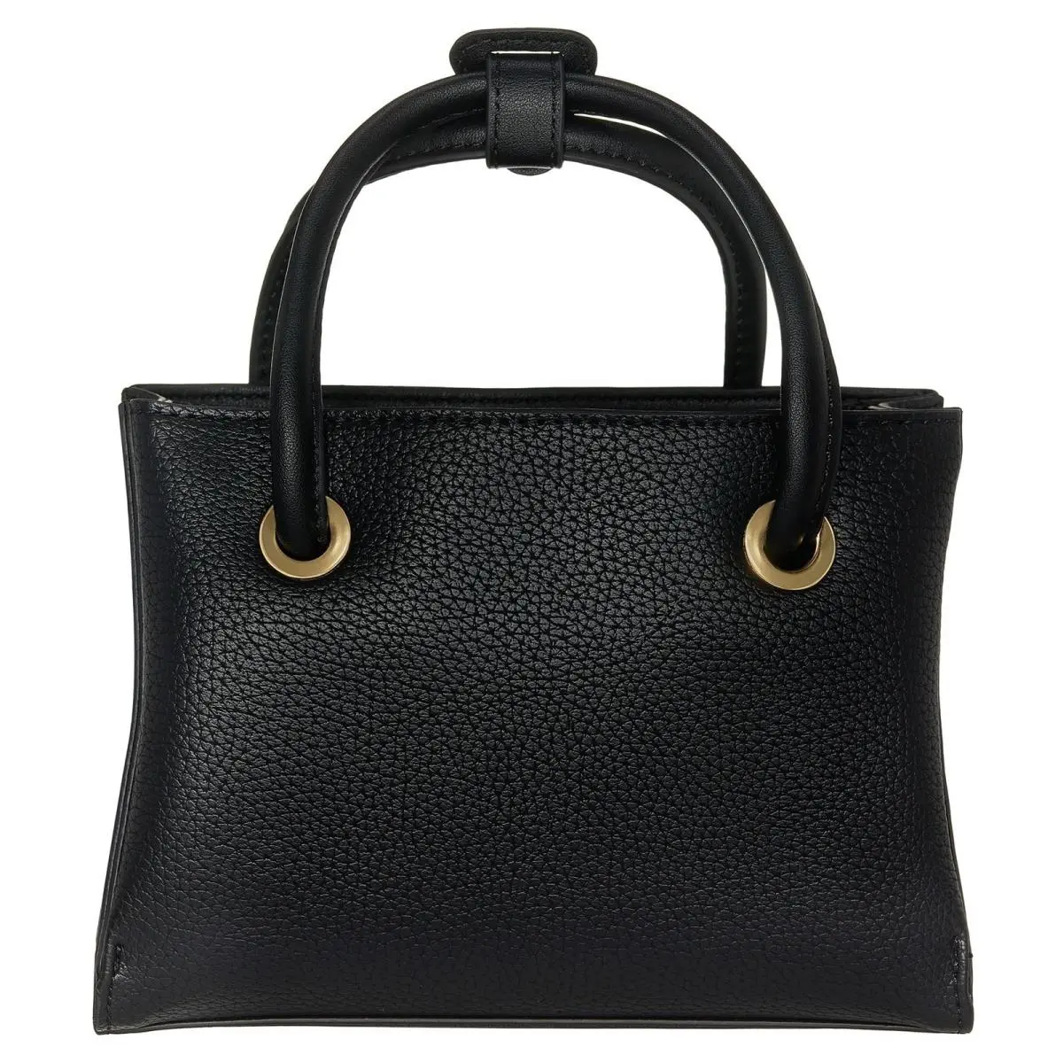 Alexia Shopping Top-handle Women Tote with Metal Logo In Black by Valentino