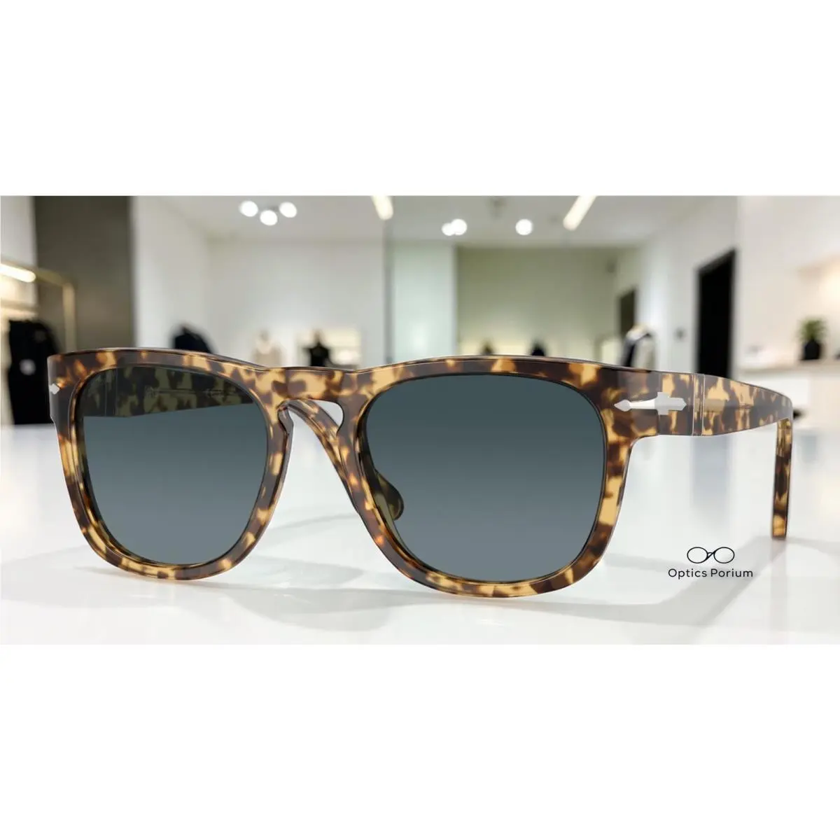 PO3333S 1056S3 Elio Beige Tort Blue Grad Blue Polar 54mm Unisex Sunglass by Persol