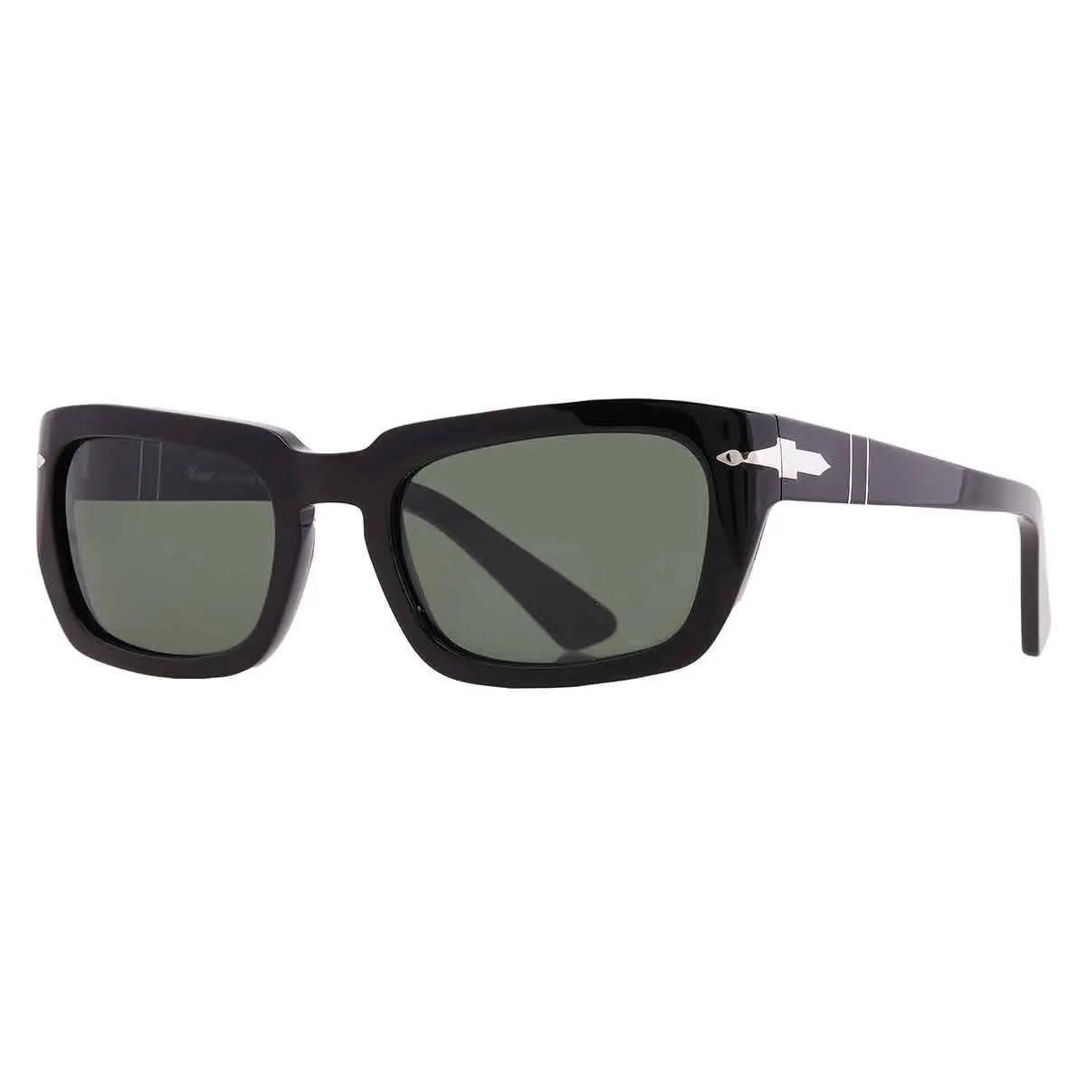 Green Rectangular Unisex Sunglasses PO3367S 95/31 54 PO3367S 95/31 54 by Persol