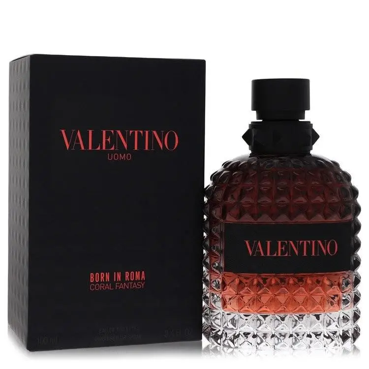 Valentino Uomo Born In Roma Coral Fantasy Edt Spray 3.4 oz 100 ml For Men Scent