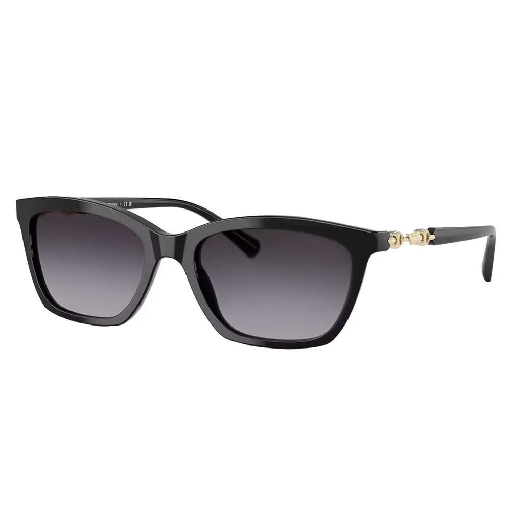 EA 4238 50178G Shiny Black Plastic Sunglasses Grey Gradient Lens by Emporio Armani