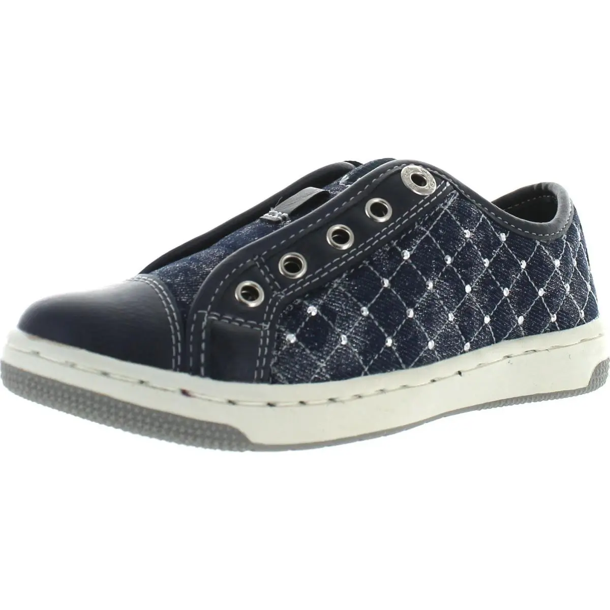 Geox Girls Jr Creamy D Slip On Fashion Sneakers