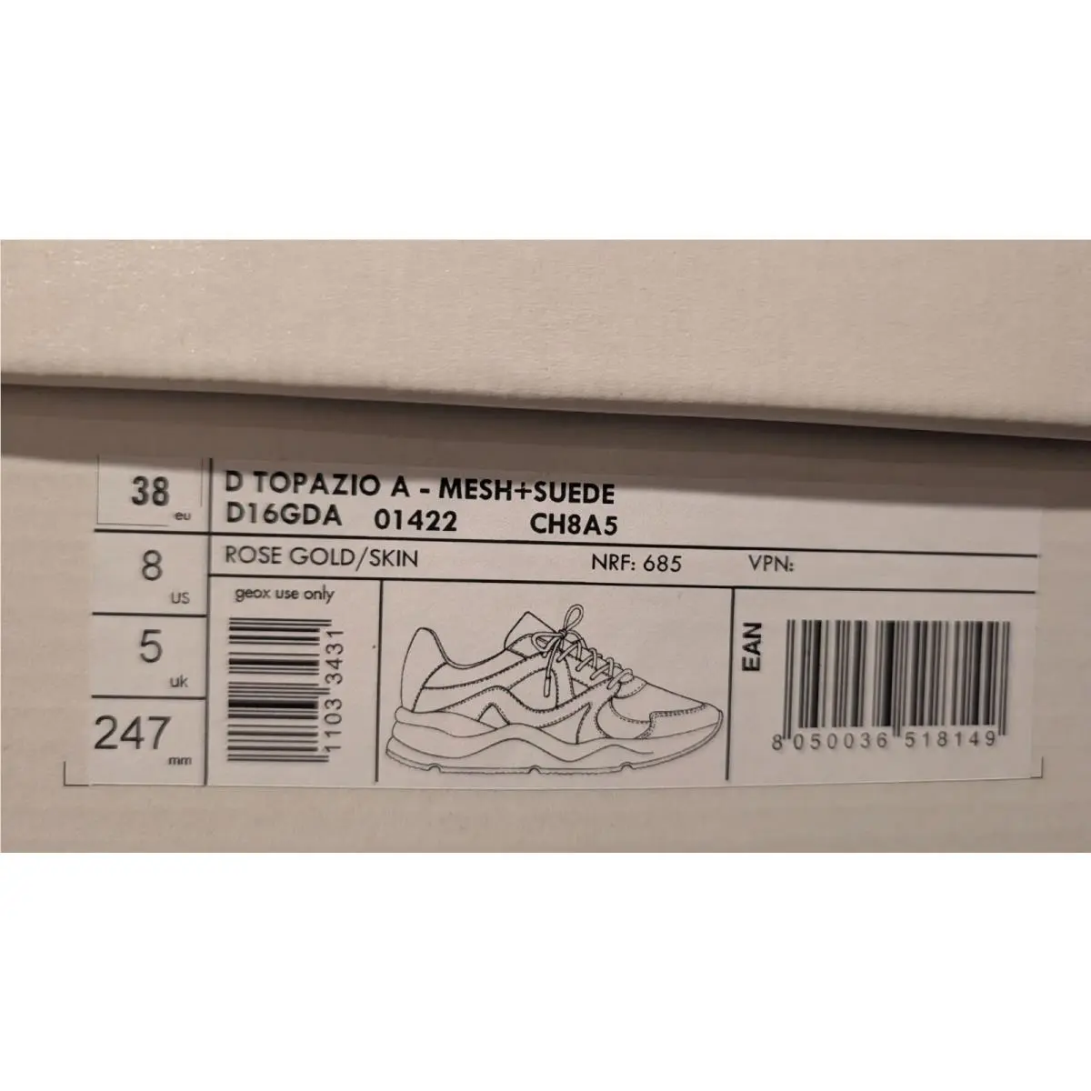 Geox shoes - Rose Gold/Skin 4