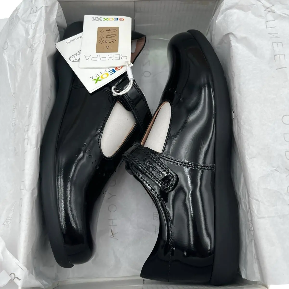 Geox shoes - Geox Naimara T-strap - Naimara - Black (UPC: 8050036282330) 1
