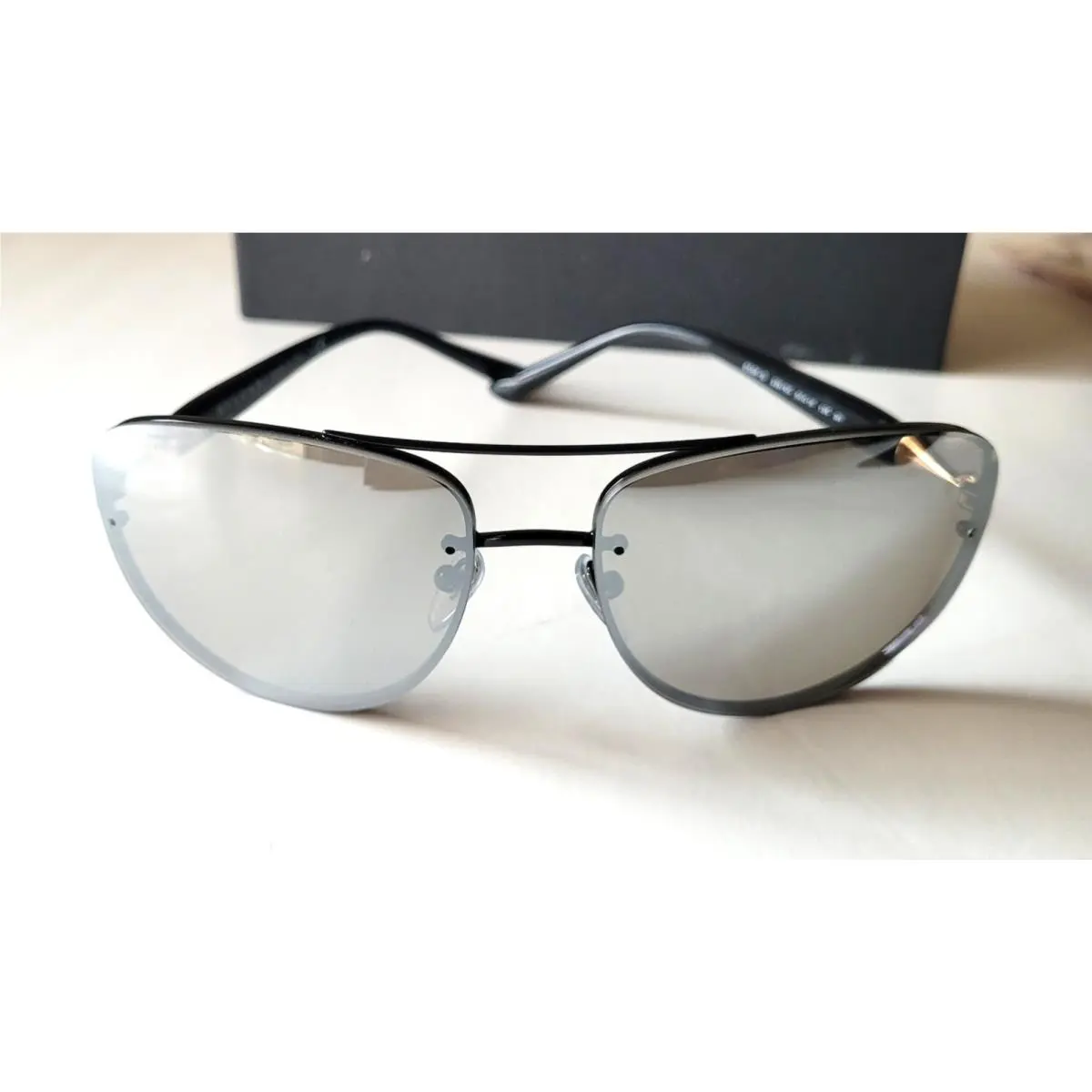 Pilot BV6086B Mirrored Lens Lightweight Women`s Sunglasses by Bvlgari