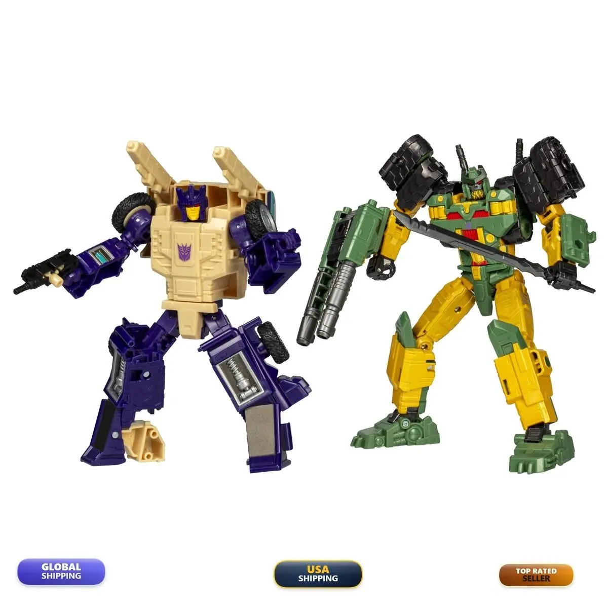 Transformers Legacy United Doom `n Destruction Bludgeon Rukus 2-Pack Action