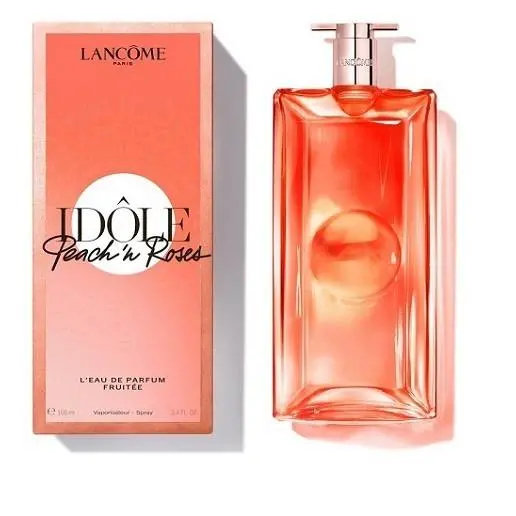 Idole Peach`n Roses By Lancome 3.4 Oz. 100ml L`eau de Parfum Fruitee Women by Lancôme