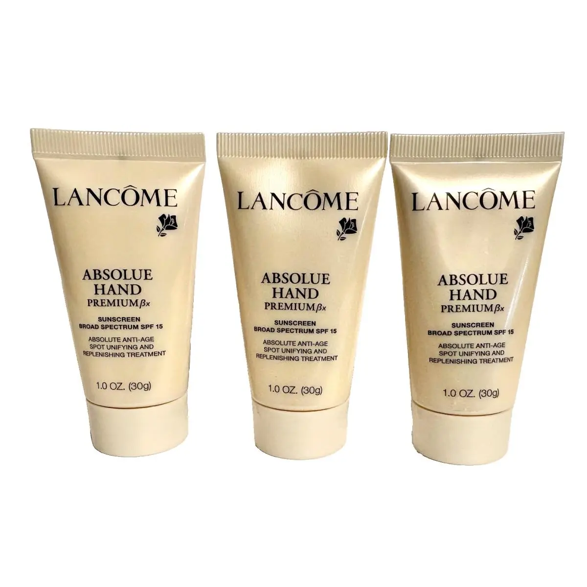 3 x Lancome Absolue Hand Premium Bx SPF15 Treatment 1.0oz Each Set of 3 by Lancôme