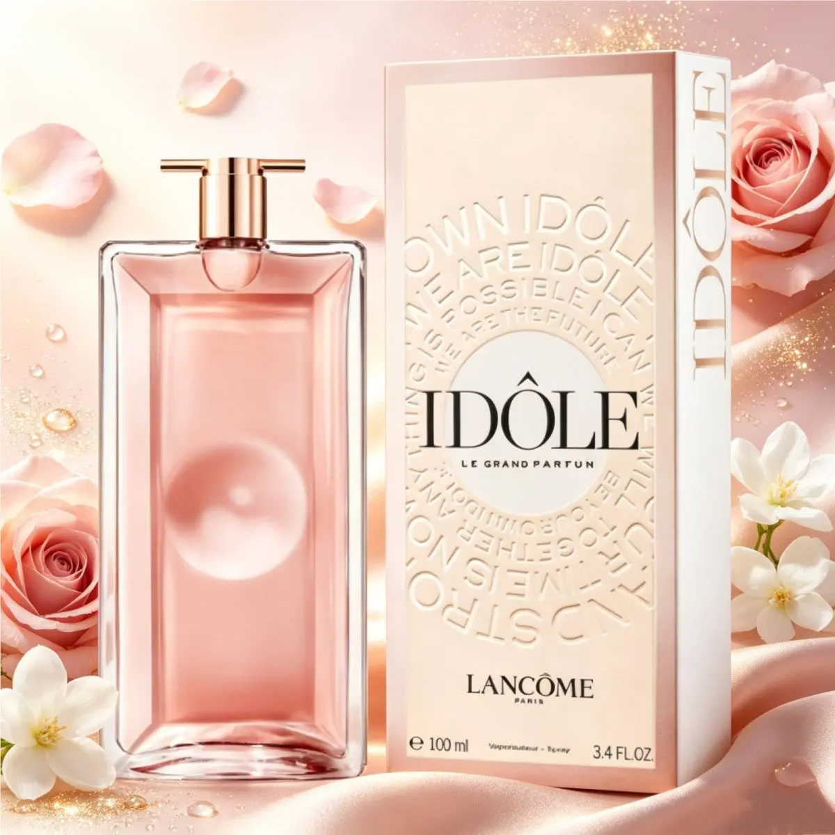 Idole Le Grand by Lancome 3.4 oz Edp Spray Perfume For Women 100ml Newsealed Box
