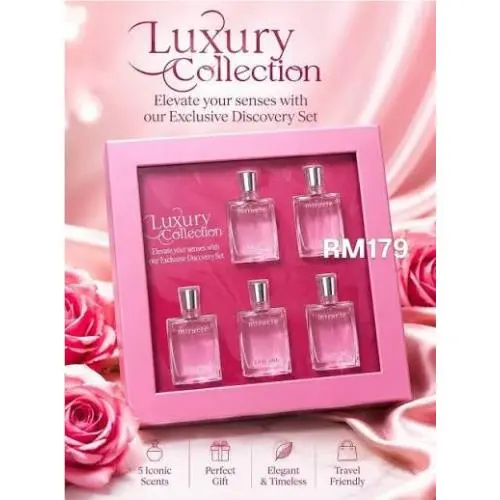 Lancome Miracle 5 Piece Mini Luxury Discovery Set For Women 5 x 0.16oz