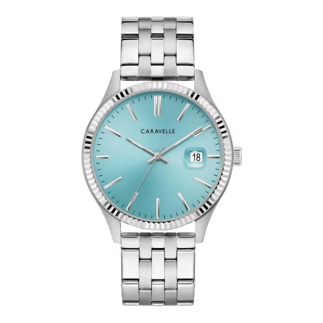 Caravelle by Bulova Dress Men`s Blue Dial Quartz Watch 43B174