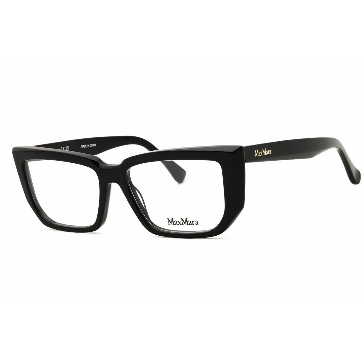 MM5160-001-53 Eyeglasses Frame Size 53mm 15mm 140mm Black Men 88921453 by Max Mara