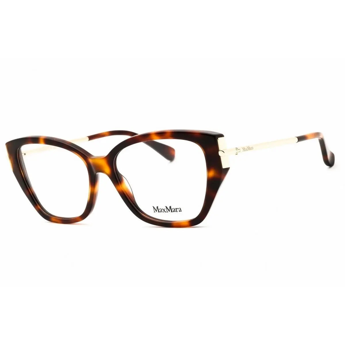 MM5117-052-55 Eyeglasses Frame Size 55mm 16mm 140mm Havana Women 88921 by Max Mara